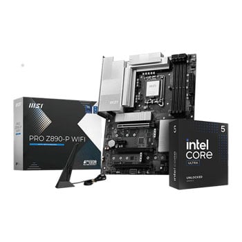 MSI PRO Z890-P Wi-Fi Motherboard + Intel Core Ultra 5 245K Processor Bundle