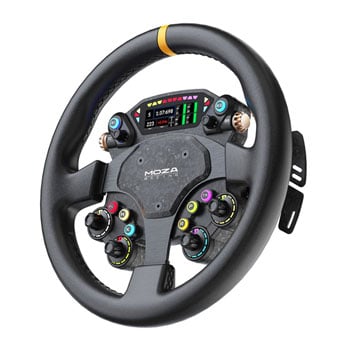 MOZA CS Pro Carbon-fibre RGB Backlit Quick Release Steering Wheel