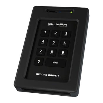 Glyph SecureDrive+ Encrypted Drive with Keypad 1TB HDD
