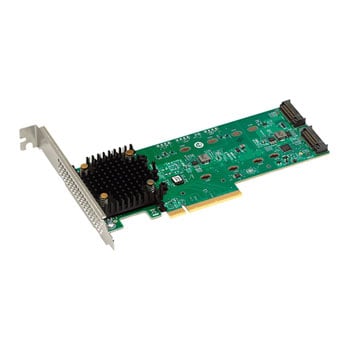 Broadcom MegaRAID 9520-2M2 PCIe 4.0 Tri-Mode M.2 Boot Storage RAID Adapter Card