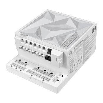 Lian Li EDGE Platinum V2 1200W Cybenetics Platinum ATX 3.1 White Power Supply with EDGE Hub V2