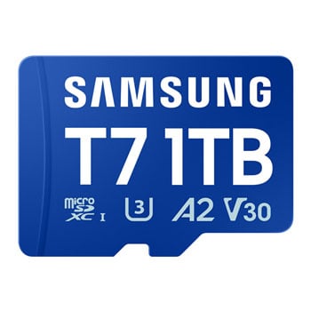 Samsung T7 1TB A2 V30 microSDXC UHS-I SD Card
