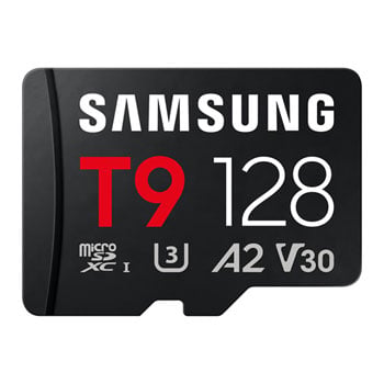 Samsung T9 128GB A2 V30 microSDXC UHS-I SD Card