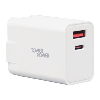 Tower 20W USB PD Hot-Swappable Travel Wall Charger UK / US / EU / AU