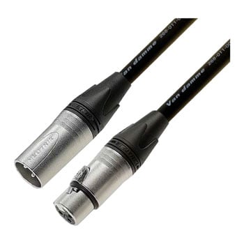 Van Damme Smart Control 1 Pair DMX Cable Neutrik 3 Pole XLR Male to Female (1m)
