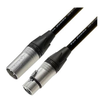 Van Damme Smart Control 1 Pair DMX Cable Neutrik 3 Pole XLR Male to Female (10m)