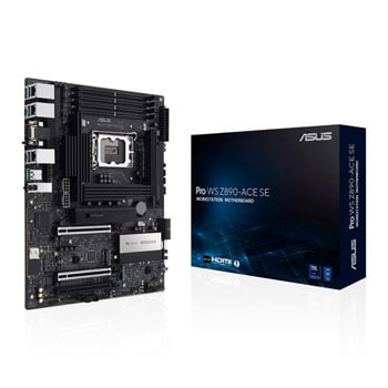 ASUS Pro WS Z890-ACE SE Z890 DDR5 PCIe 5.0 ATX Workstation Motherboard