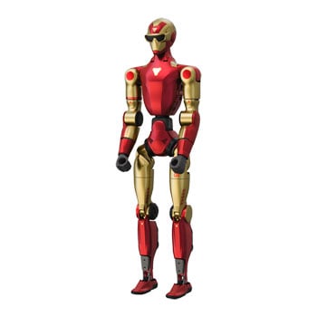 Unitree R1 EDU Standard Intelligent Bionic Humanoid Robot Red / Gold