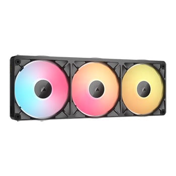 CORSAIR iCUE LINK RX360 II Unified Frame RGB Black PWM Fan w/ Hub