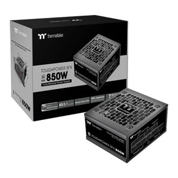 Thermaltake Toughpower SFX 850 Watt PCIE 5.1 Fully Modular 80+ PLATINUM SFX PSU/Power Supply