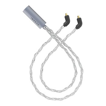 Dekoni Audio Ensemble Y-Split MMCX IEM Connectors with Silver Plated Copper Braided Cable