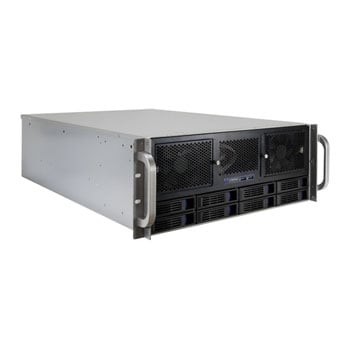 Inter-Tech 4U-4408L Black / Grey 4U Rackmount Server Case