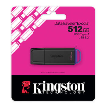 Kingston DataTraveler Exodia 512GB USB 3.2 Gen 1 Flash Drive