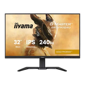 iiyama G-Master GOLD PHEONIX GB3290QSU-B1 32” QHD 240Hz FreeSync Premium IPS Gaming Monitor