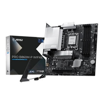 MSI PRO B860M-P WIFI6E S 1851 DDR5 PCIe 5.0 Micro ATX Motherboard
