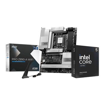 MSI PRO Z890-A Wi-Fi + Intel Core Ultra 5 245K CPU / Motherboard Bundle