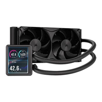 CORSAIR NAUTILUS II 240 RS LCD Black All in One Liquid CPU Cooler