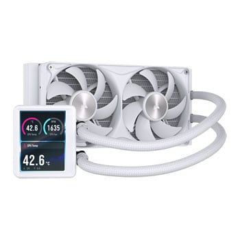 CORSAIR NAUTILUS II 240 RS LCD White All in One Liquid CPU Cooler