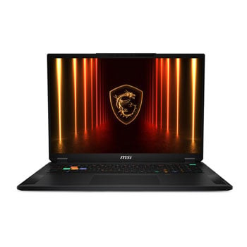 Refurbished MSI Stealth A18 AI+ QHD+ 240Hz AMD Ryzen AI 9 32GB DDR5 RTX 5070 Ti Black Gaming Laptop