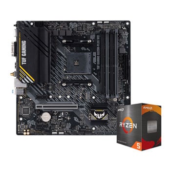 ASUS TUF GAMING A520M-PLUS WIFI Motherboard + AMD Ryzen 5 5500 Bundle