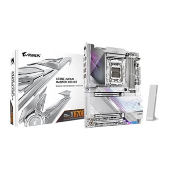 Gigabyte AMD X870E AORUS MASTER X3D ICE AM5 DDR5 PCIE 5.0 ATX Motherboard