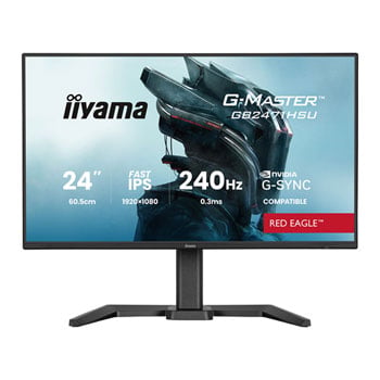 Open Box iiyama 24" GB2471HSU-B1 G-Master RED EAGLE FHD 240Hz Adaptive Sync Fast IPS Gaming Monitor