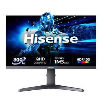 Open Box Hisense 27G6QUK 27” QHD 300Hz Freesync Premium HDR400 Fast IPS Gaming Monitor