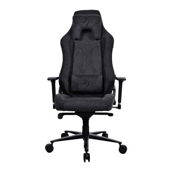 Arozzi Vernazza Soft Fabric Black Adjustable Gaming Chair