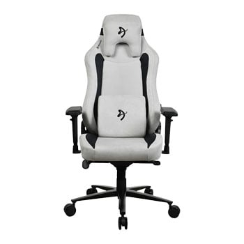 Arozzi Vernazza Supersoft Grey Fabric Adjustable Gaming Chair