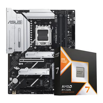 ASUS PRIME X870-P Motherboard + AMD Ryzen 7 9800X3D CPU Bundle