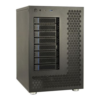 Inter-Tech NAS-8 Black Small Form Factor NAS Server Case