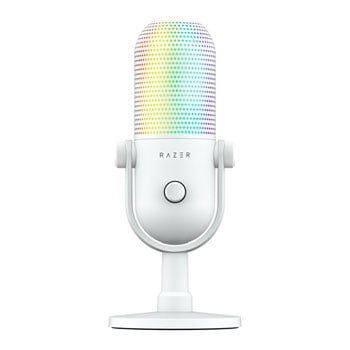 Razer Seiren V3 Chroma 32-bit DSP White USB Condenser Streaming Microphone