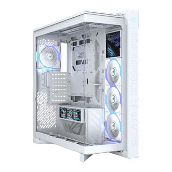 ASUS ROG Cronox ARGB White Full Tower Curved Tempered Glass PC Case