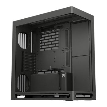 HAVN HS 360 Black Dual Chamber Mid Tower Tempered Glass PC Case