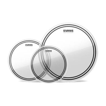 Evans EC2S Clear Fusion Tompack 10 inch, 12 inch, 14 inch