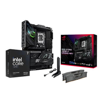 Asus ROG STRIX Z890-F Gaming Wi-Fi + Intel Core Ultra 7 270K PLUS + 32GB CORSAIR DDR5 Bundle
