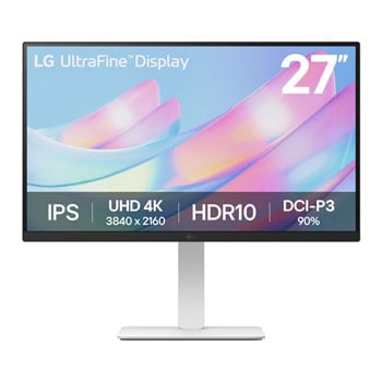 Open Box LG 27" 27US550-W 4K UHD UltraFine IPS HDR10 Monitor