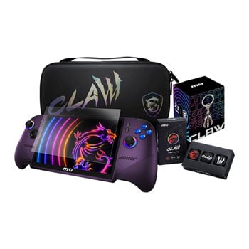 Open Box MSI Claw 8 EX AI+ CG3EM-017UK Launch Pack Intel Arc G3 Extreme Handheld Gaming Console