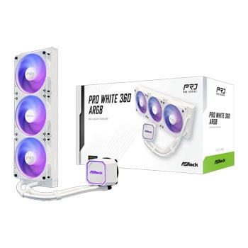 ASRock Pro White 360 ARGB All in One Liquid CPU Cooler