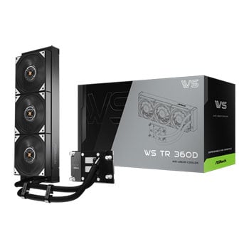 ASRock WS TR 360D Black All in One Liquid Server CPU Cooler