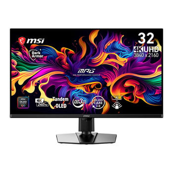 Open Box MSI MPG 322UR QD-OLED X24 32" 4K 240Hz Adaptive Sync DisplayHDR 500 Gaming Monitor
