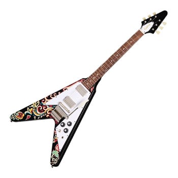 Epiphone Jimi Hendrix "Love Drops" Flying V with Hardshell Case