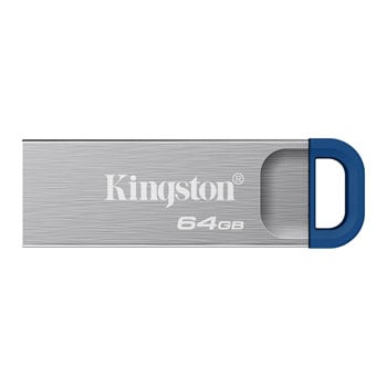 Kingston DataTraveler Kyson Silver 64GB USB 3.2 Gen 1 Flash Drive