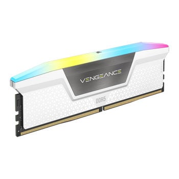 CORSAIR Vengeance RGB White 16GB 6000MHz DDR5 Dual Profile Memory Kit