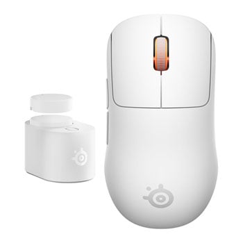SteelSeries Sensei Pro White Optical Wireless Gaming Mouse