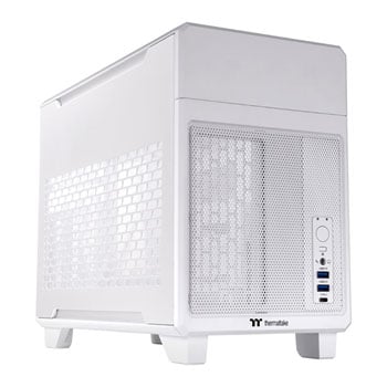 Refurbished Thermaltake TR100 White Mini Tower mITX PC Gaming Case