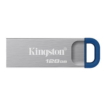 Kingston DataTraveler Kyson Silver128GB USB 3.2 Gen 1 Flash Drive