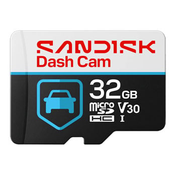 SanDisk Dash Cam Card 32GB V30 microSDHC UHS-I SD Card