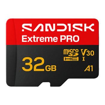 SanDisk Extreme PRO 32GB A1 V30 microSDXC UHS-I SD Card