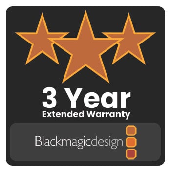 Blackmagic Design 3 Year Extended Warranty for Blackmagic HyperDeck Studio 4K Pro